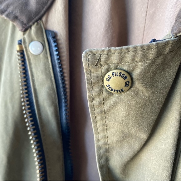 Filson Vintage In Cloth Waxed Cotton Jacket - Picture 14 of 16